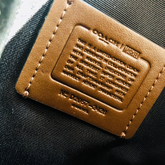 Coach Marvel Black Panther Crossbody Flight Bag - Picture 8 of 10